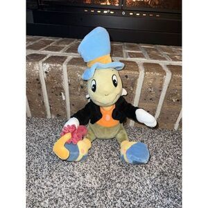 Disney Jiminy Cricket Plush - Blue, Yellow, Black, Orange, Green